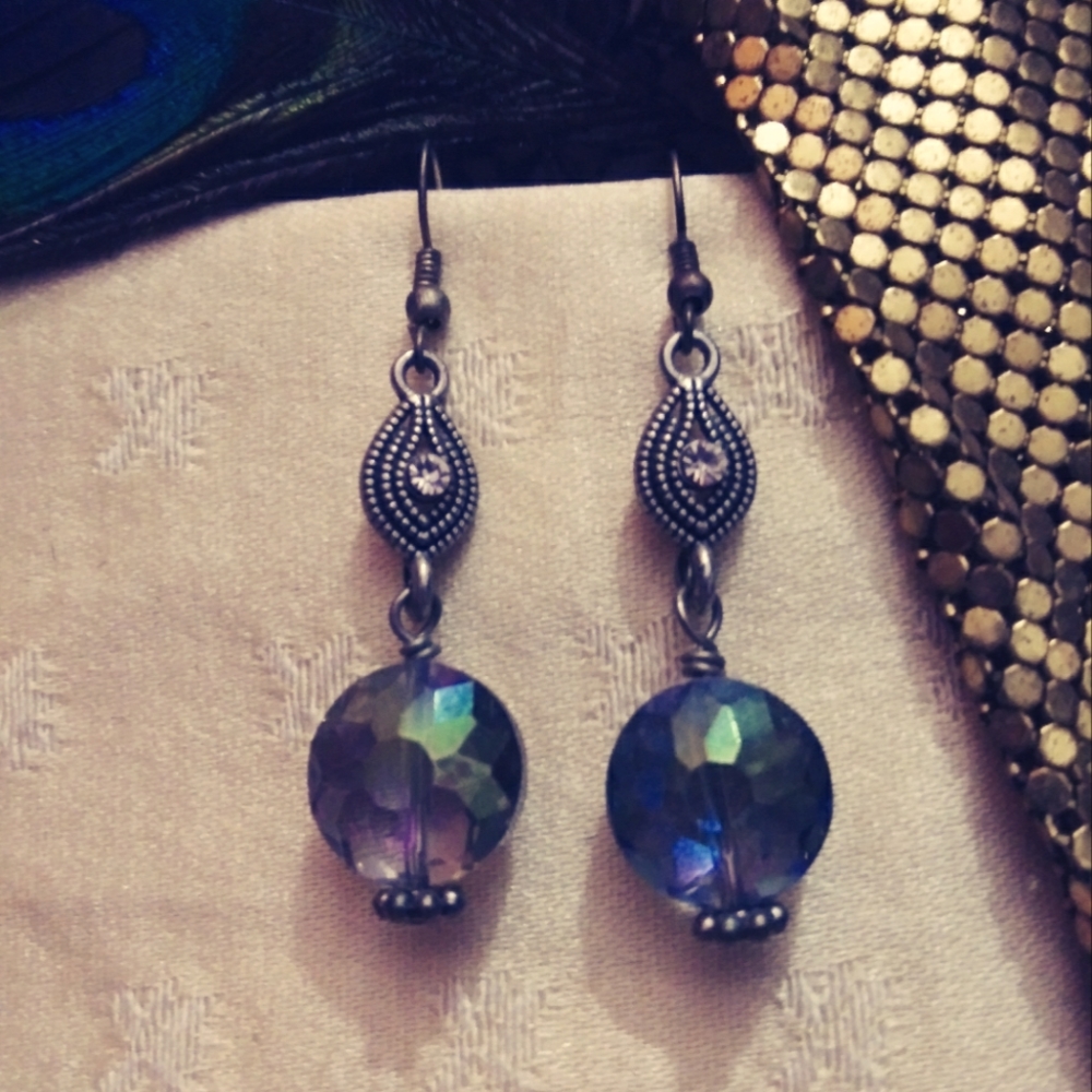 Earrings made by local artist